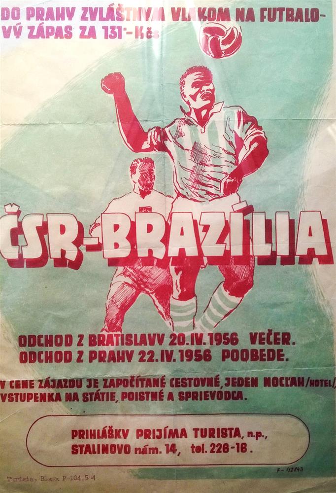 plakát na fotbalový zápas